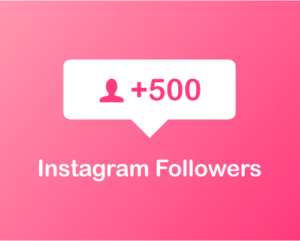 500 Instagram followers