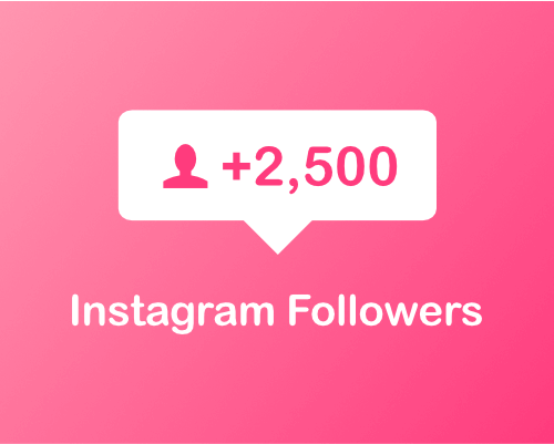 2500 instagram followers