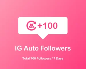 100 Instagram auto followers